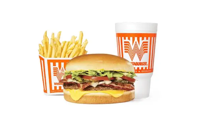 5 Bacon Cheese Whataburger Whatameal