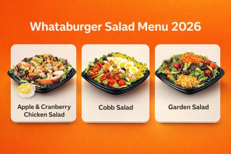 Whataburger Salad Menu 2026