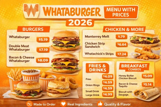 Whataburger Menu With Prices (2026)
